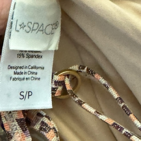 L‎ Space Bikini Top nwot - Picture 5 of 5